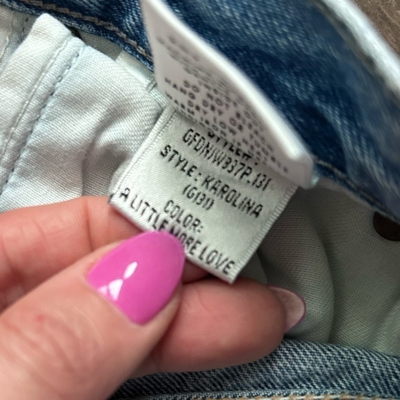 GRLFRND Karolina High Rise Skinny Distressed Jeans Butt Rip Little More Love 26 - Picture 10 of 10